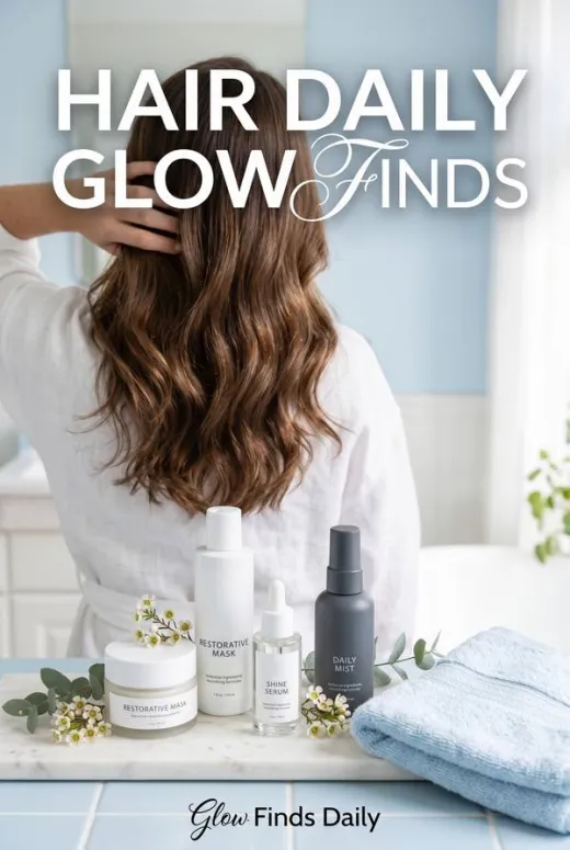 Hair glow beauty pin